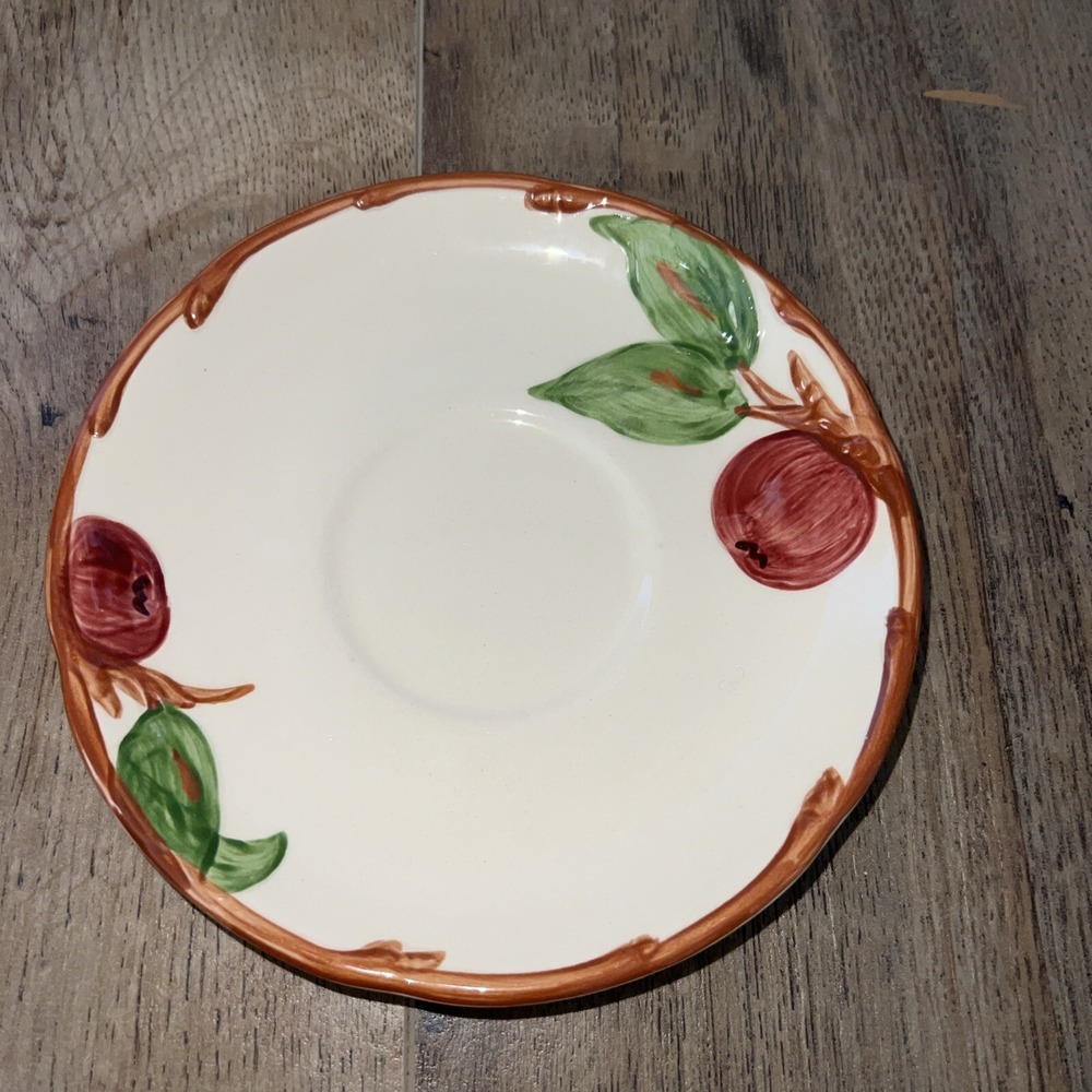 Vintage Franciscan Desert Rose Earthenware‎ Coffee Tea Saucer Made in USA stamp